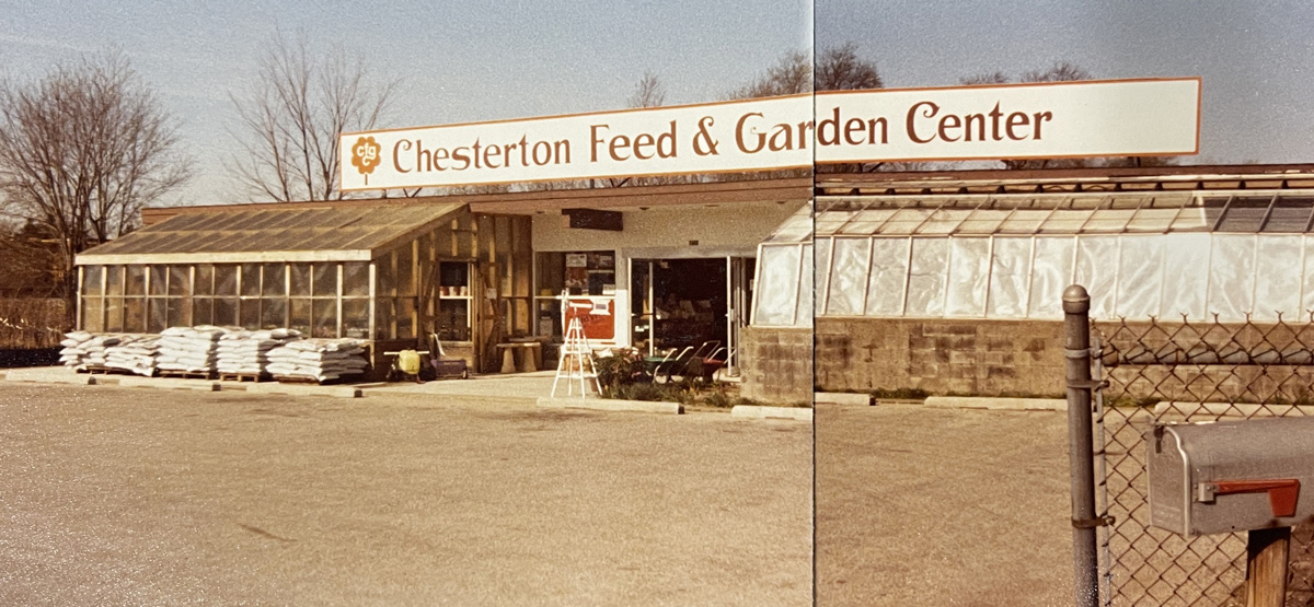 Then & Now Chesterton Feed & Garden Center